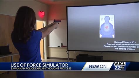 Savannah Police Take WJCL Through A Use Of Force Simulation YouTube