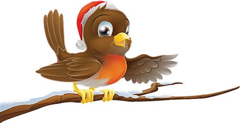 Clip Art Of Red Robin Birds Illustrations Royalty Free