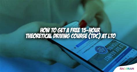 How To Get A Free 15 Hour Theoretical Driving Course At Lto