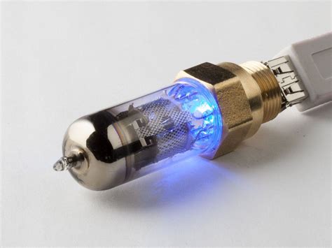 Steampunk Flash Drive With 16gb Blue Led And Vacuum Tube Coupled Wiht
