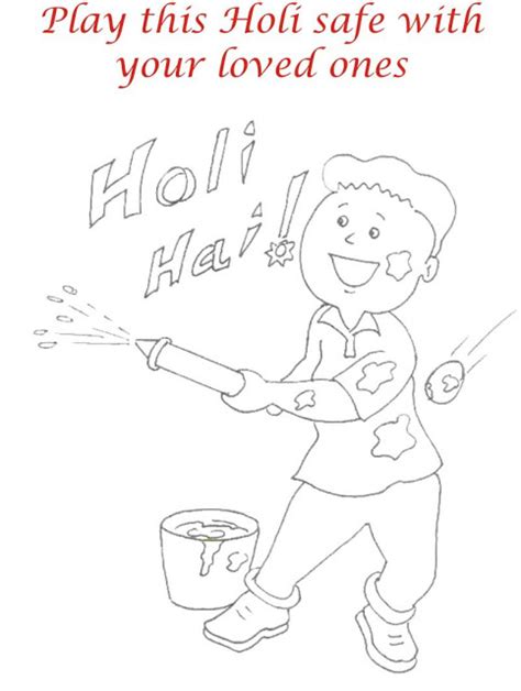 Blank Happy Holi Photos For Drawing