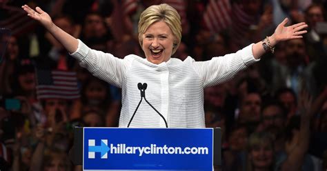 Clinton Makes History Declares Win In Democratic Race