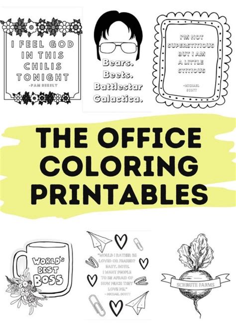 Michael's off color remark puts a sensitivity trainer in the office for a presentation, which prompts michael to create his own. The Office Themed Coloring Sheet Printable 5 Full size ...