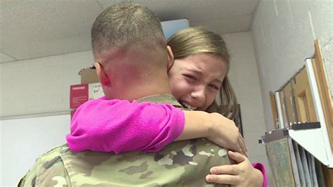 Local Soldier Surprises Daughters After Returning From Deployment