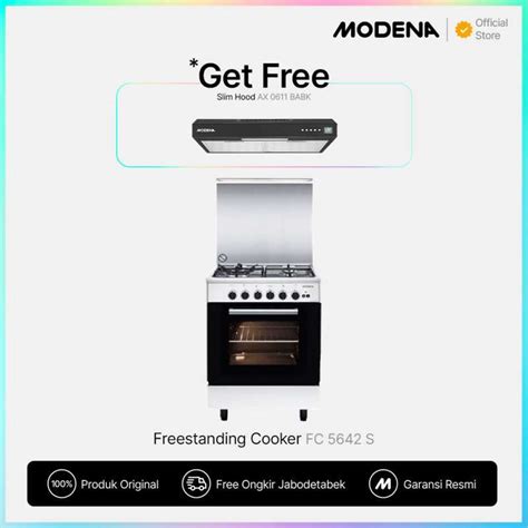 Promo MODENA Freestanding Gas Cooker FC S Diskon Di Seller MODENA Official Store
