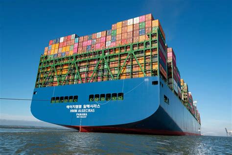 Hmm Algesciras The Moment The Worlds Largest Container Ship Passes Essex Essex Live