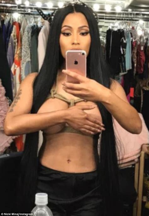 Latest Updates Nicki Minaj Poses Topless To Wish Fans Happy Easter