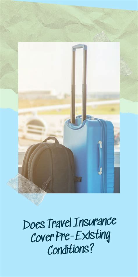 It can help cover medical expenses for you and other travelers on your policy. Does Travel Insurance Cover Pre-Existing Conditions? | Travel insurance, Insurance, Travel
