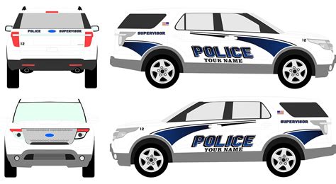 Police Car Graphics Kits Svi Vinyl Police Graphics For Police Fleet