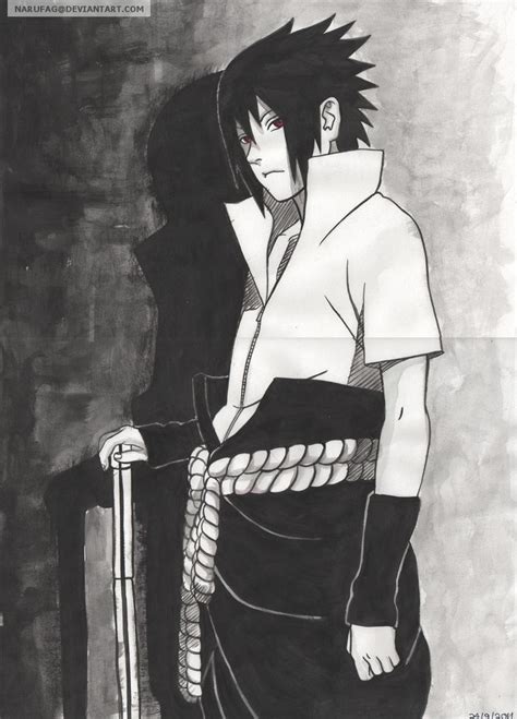 Badass Sasuke By Narufag On Deviantart