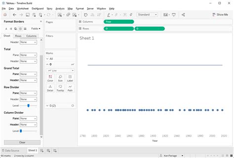 Creating A Scrollable Timeline In Tableau The Flerlage Twins Analytics Data Visualization