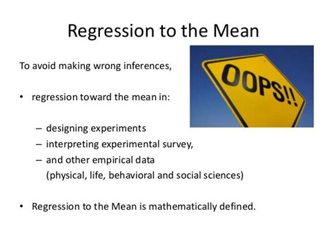 Regression To The Mean