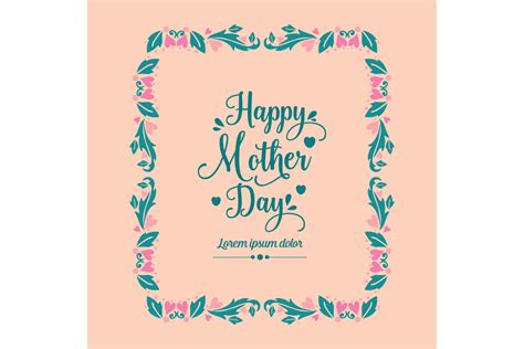 Elegant Happy Mother Day Card Design Graphic By Stockfloral · Creative