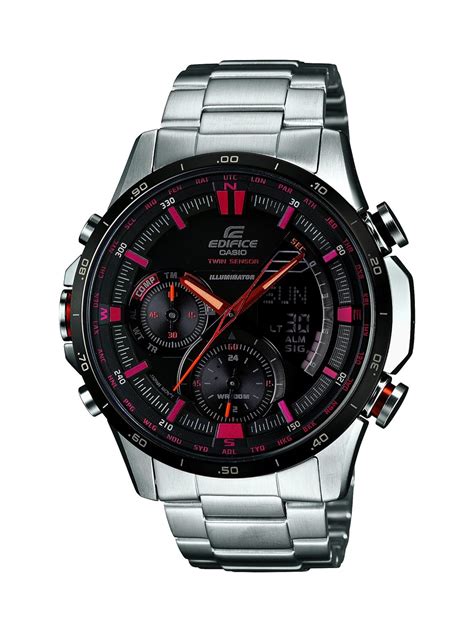 buy casio edifice analog digital black dial men s watch era 300db 1avdr ex177 at