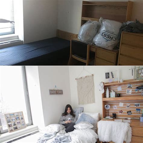 Amazing Dorm Room Makeovers In 2017 — See The Before And After Photos Cool Dorm Rooms College