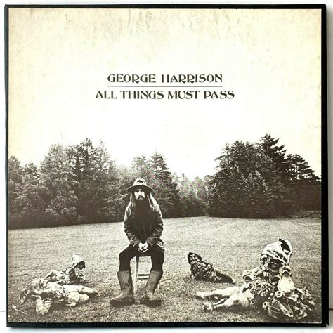 George Harrison All Things Must Pass Apple Stch 639 Poster Lp Vinyl Record Album Vinyl Record