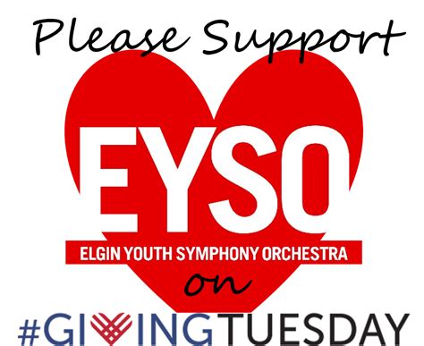 Giving Tuesday Elgin Youth Symphony Orchestra
