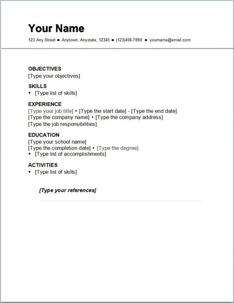 Resumes are like fingerprints because no two are alike. Simple resume sample for job application Queensland