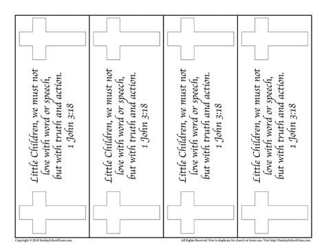 Practice your faith with crayons! Colorable John 3:16 Bookmark (version 2) on Sunday School Zone