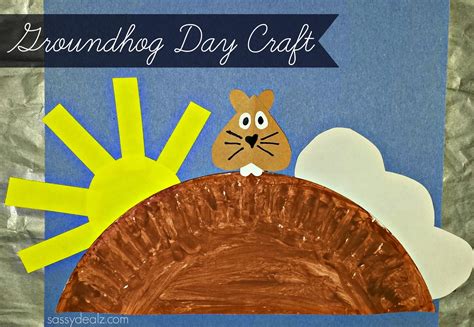 Groundhog Day Craft For Kids Paper Plate Crafty Morning