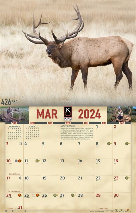 2024 Bull Elk Calendar 2024 Hunting Calendar Best Elk Calendar