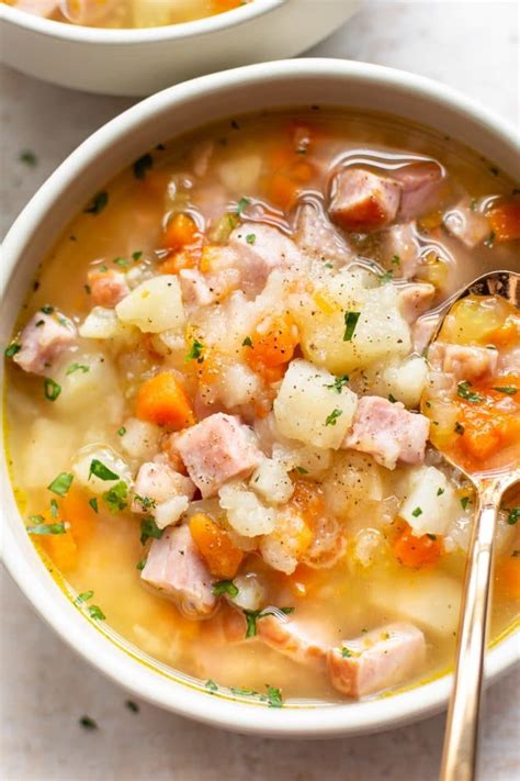 This Is The Best Healthy Ham And Potato Soup Its Easy To Make Uses Simple Ingredients And Is