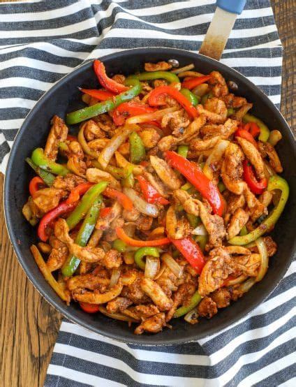 Quick And Easy Chicken Fajitas With Just Five Ingredients Crockpot Fajitas Easy Fajitas Easy