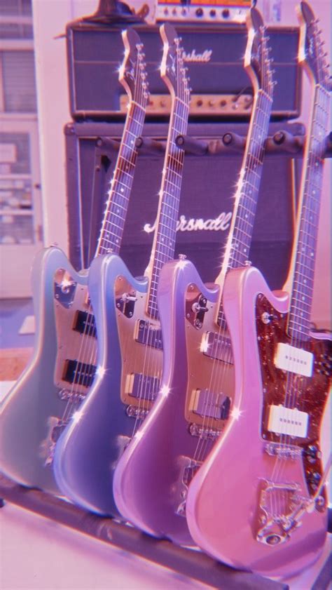 Guitar Pink Guitar Wallpaper Pink Tumblr Aesthetic Pastel Pink