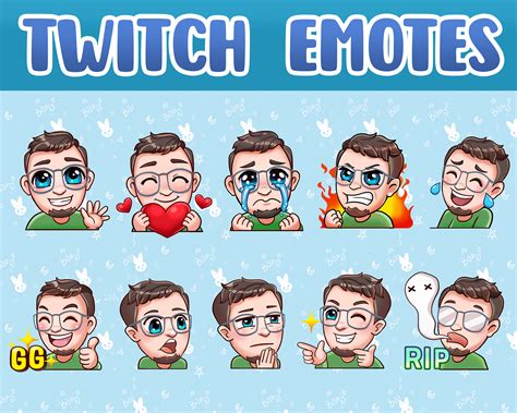 Custom Twitch Emotes Gaming Emotes Drawing Custom Emotes Etsy México