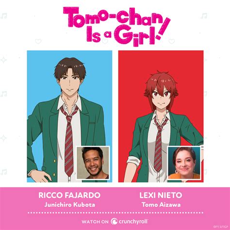 Tomo Chan Is A Girl Reveals English Dub Cast Anime Corner
