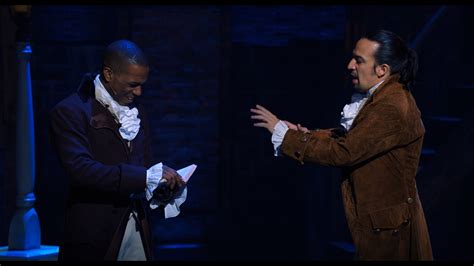 Leslie Odom Jr And Lin Manuel Miranda In 22hamilton22 Courtesy Disney Plus Cultural Attaché