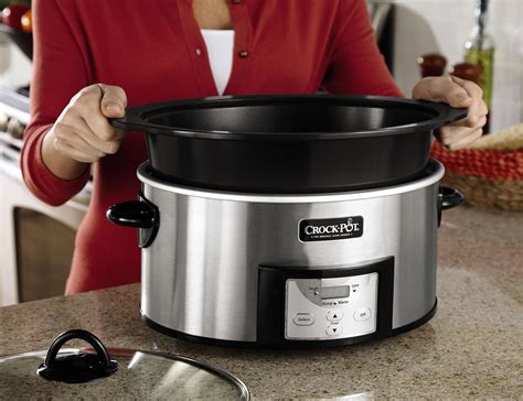 Best Slow Cookers Crock Pot 6 Quart Countdown Slow Cooker With