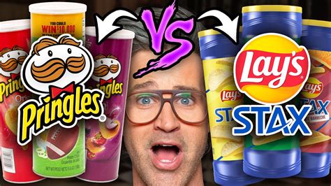 Pringles Vs Lays Stax Taste Test Youtube