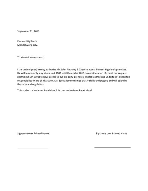 Sample authority letter to collect medical reports. Authorization letter