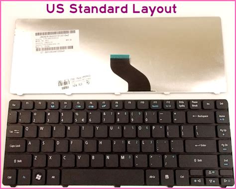 Laptop Us Layout Keyboard For Acer Aspire 4553g 4535 4535g 4535z 4752zg