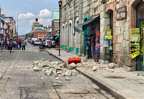 Tiempo del centro de méxico. El sismo en Oaxaca deja 10 fallecidos y daños en 97 municipios