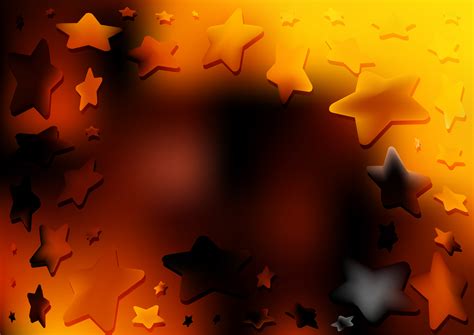 Free Abstract Black Red And Yellow Star Background