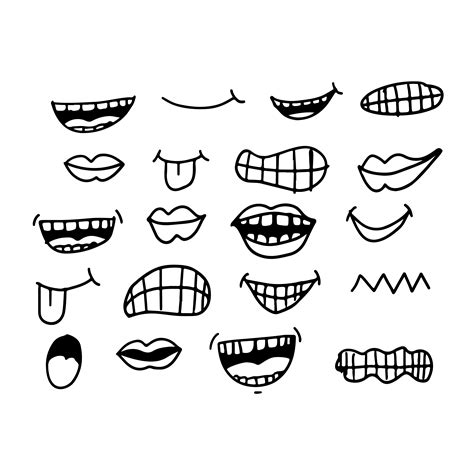 Cartoon Mouth Icon 572186 Vector Art At Vecteezy