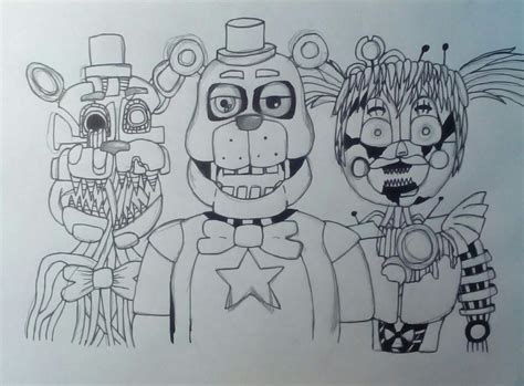 Molten Freddy Coloring Pages