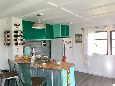 Year Old Updated Mobile Home Kitchen Remodeling Mobile Homes