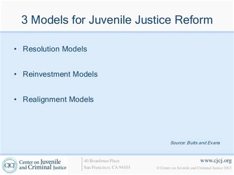 11 21st Century Juvenile Justice Reform