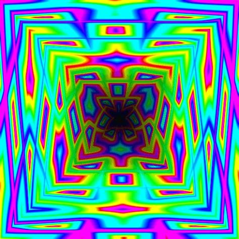 Psyklon  Find And Share On Giphy Fractal Art Op Art Rainbow