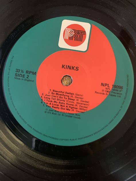 Kinks Self Titled Vinyl Lp Pye Records Uk Npl Immaculate Cond Ebay