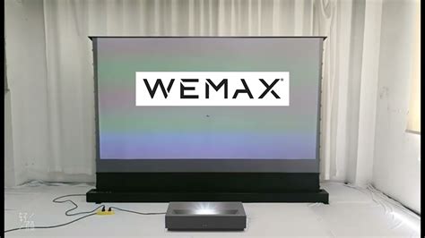 New Release Wemax 120 Inch Electric Tension Floor Alr Rising Screen