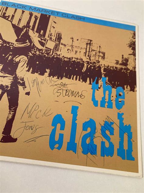 Lot 282 The Clash Fully Signed Black Market Ep
