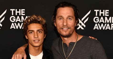 Matthew Mcconaughey Joined By Lookalike Son Levi 15 At Game Awards
