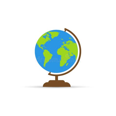 World Map Map Icon Isolated On White Background Vector Illustration