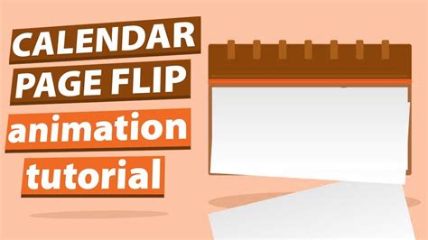 Calendar Page Flip in After Effects Motion Graphics Tutorial | Motion