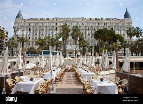 Beach Restaurant Of Hotel Carlton Intercontinental Cannes French