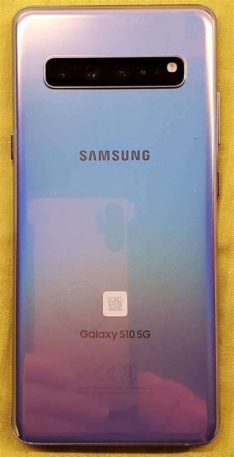 Samsung Galaxy S10 5g Verizon Silver 256gb 8gb Sm G977u